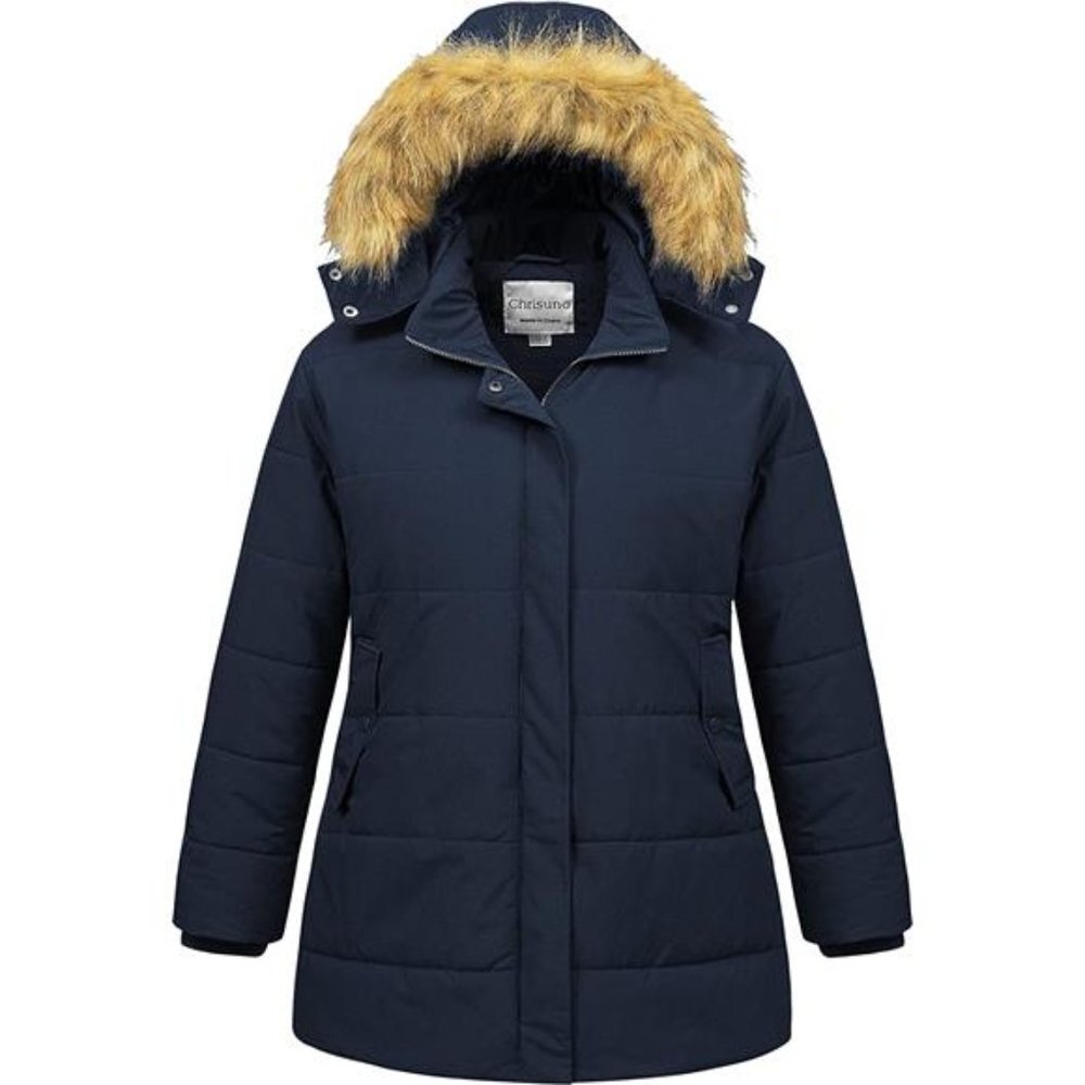 Women's Plus Size Winter Coat Waterproof Long Puffer Jacket